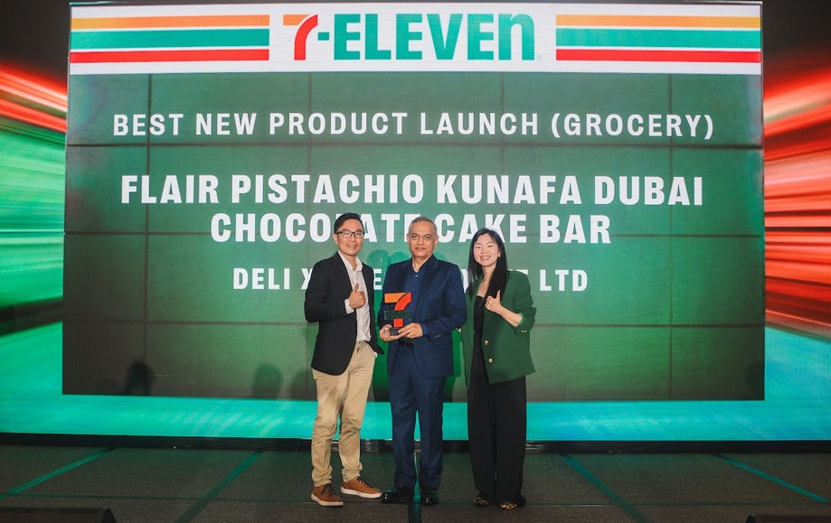 Flair Pistachio Kunafa Dubai Chocolate Bar Wins 7-Eleven’s Innovation Award!