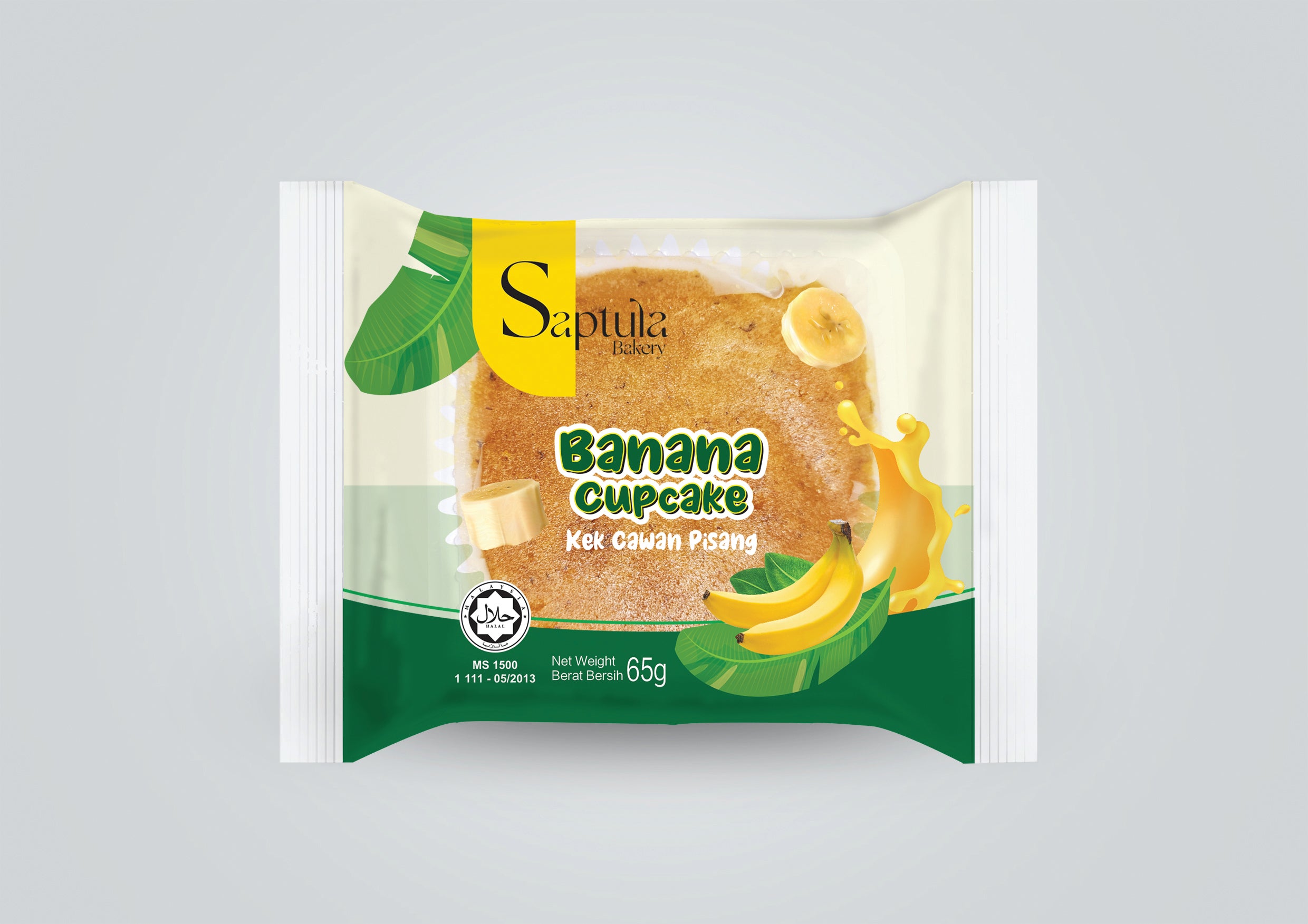 Saptula Cupcake Banana 65G