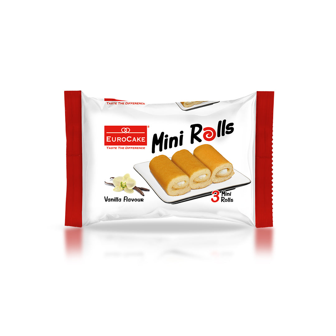 Eurocake Mini Roll 3s (Vanilla) 60g