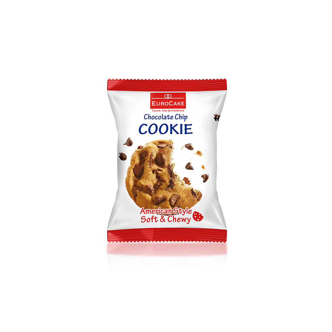 Eurocake Chocolate Chip Soft & Chewy Cookie 28g