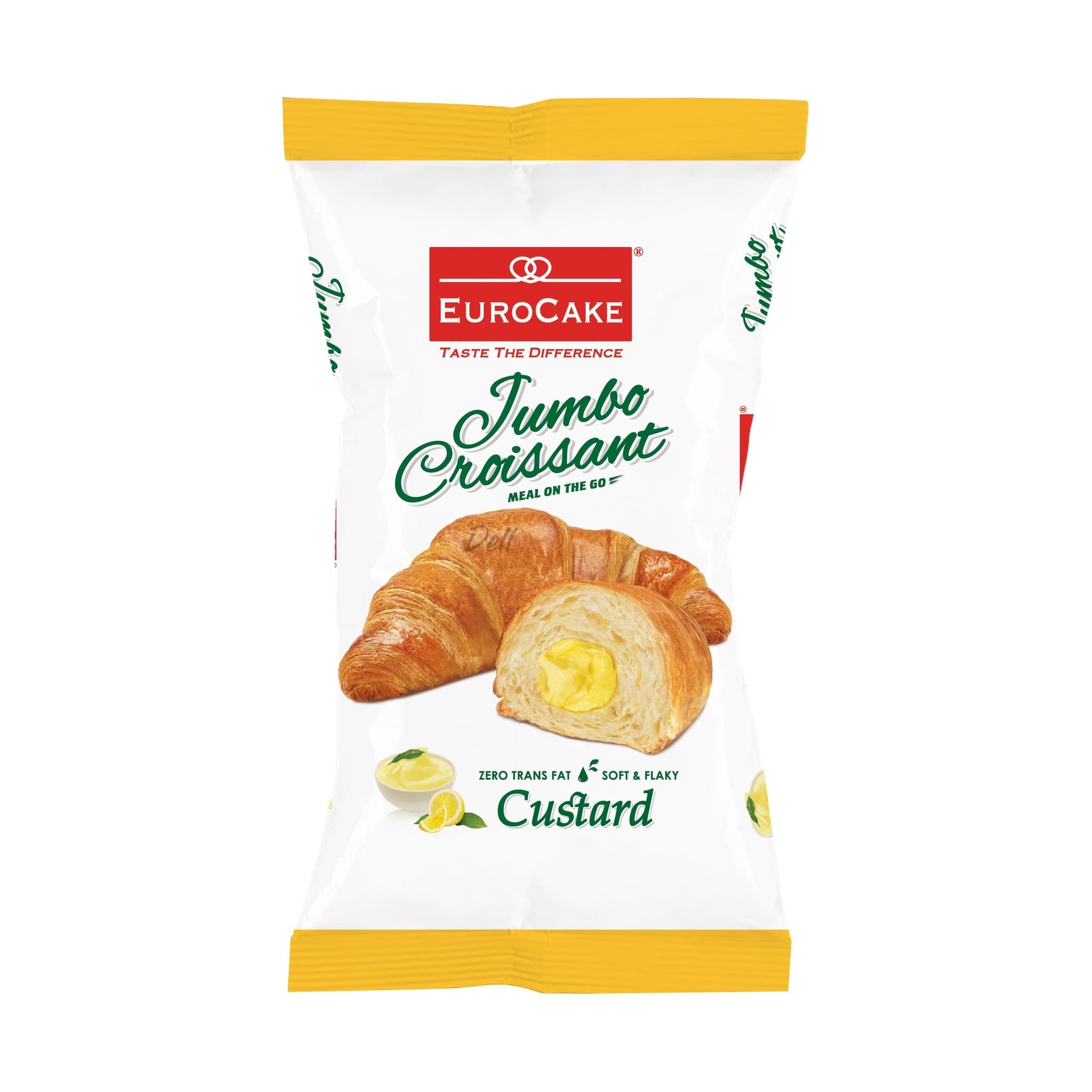Eurocake Jumbo Croissant (Custard) 60g