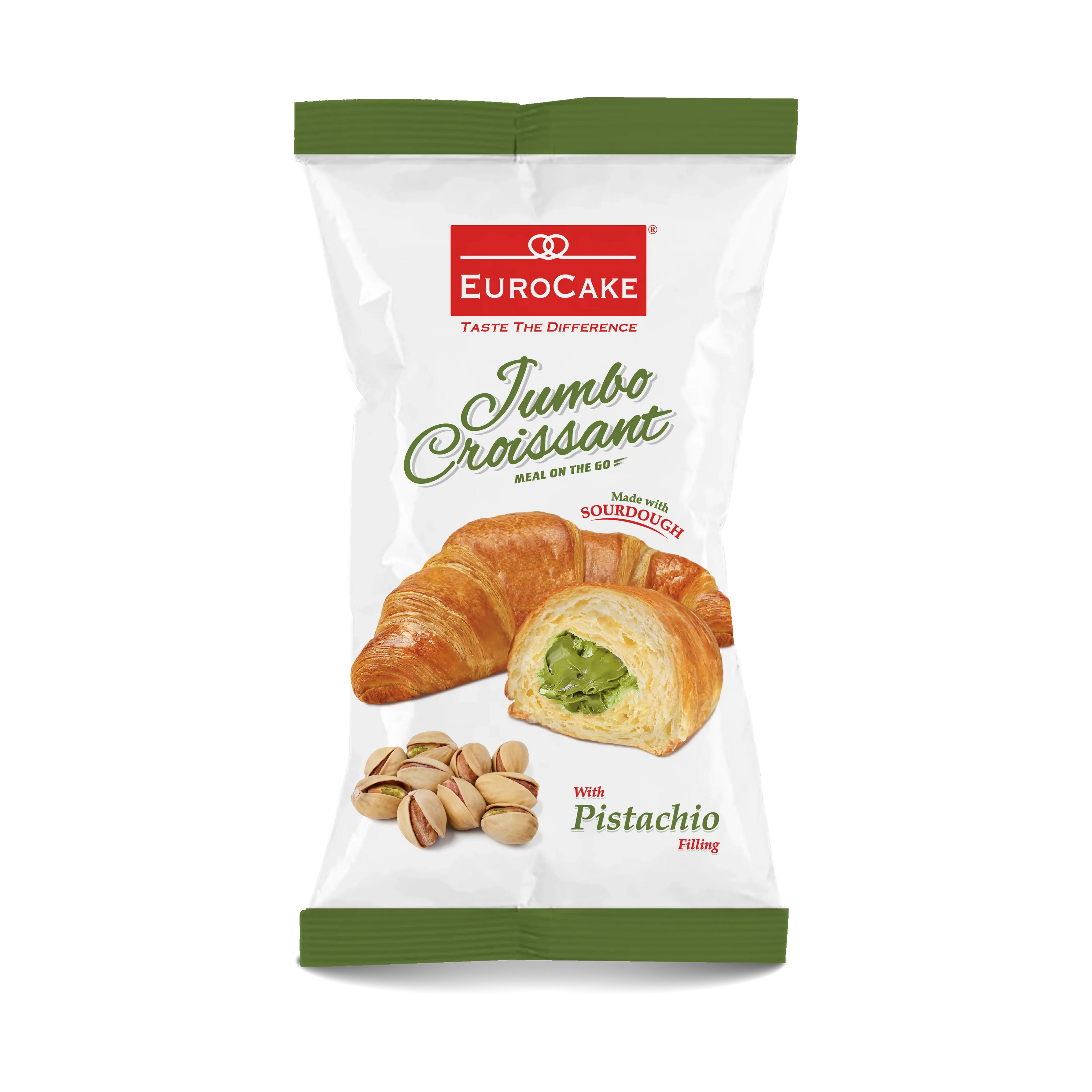 Eurocake Jumbo Croissant (Pistachio) 60g