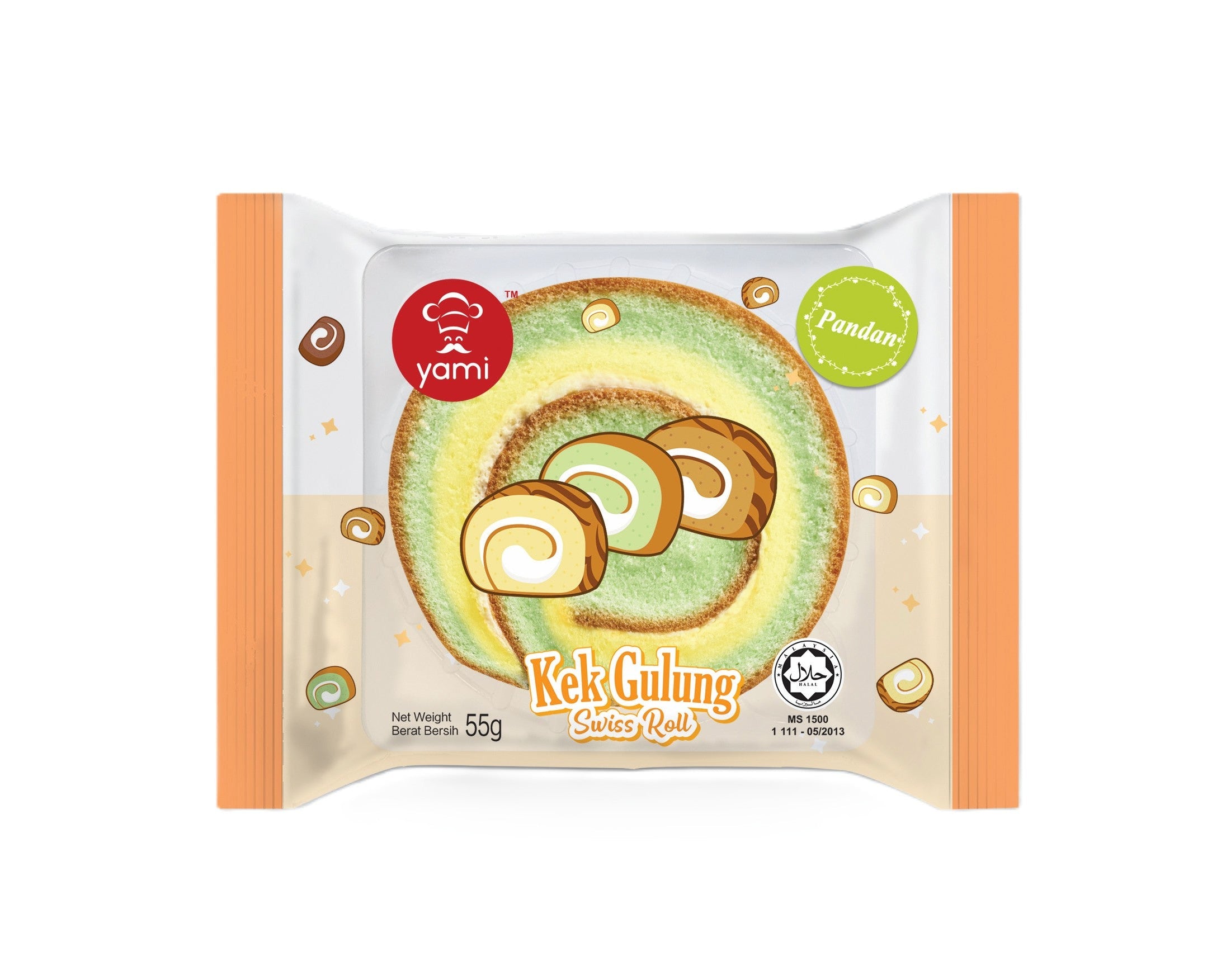 Yami Swiss Roll (Pandan) 55g