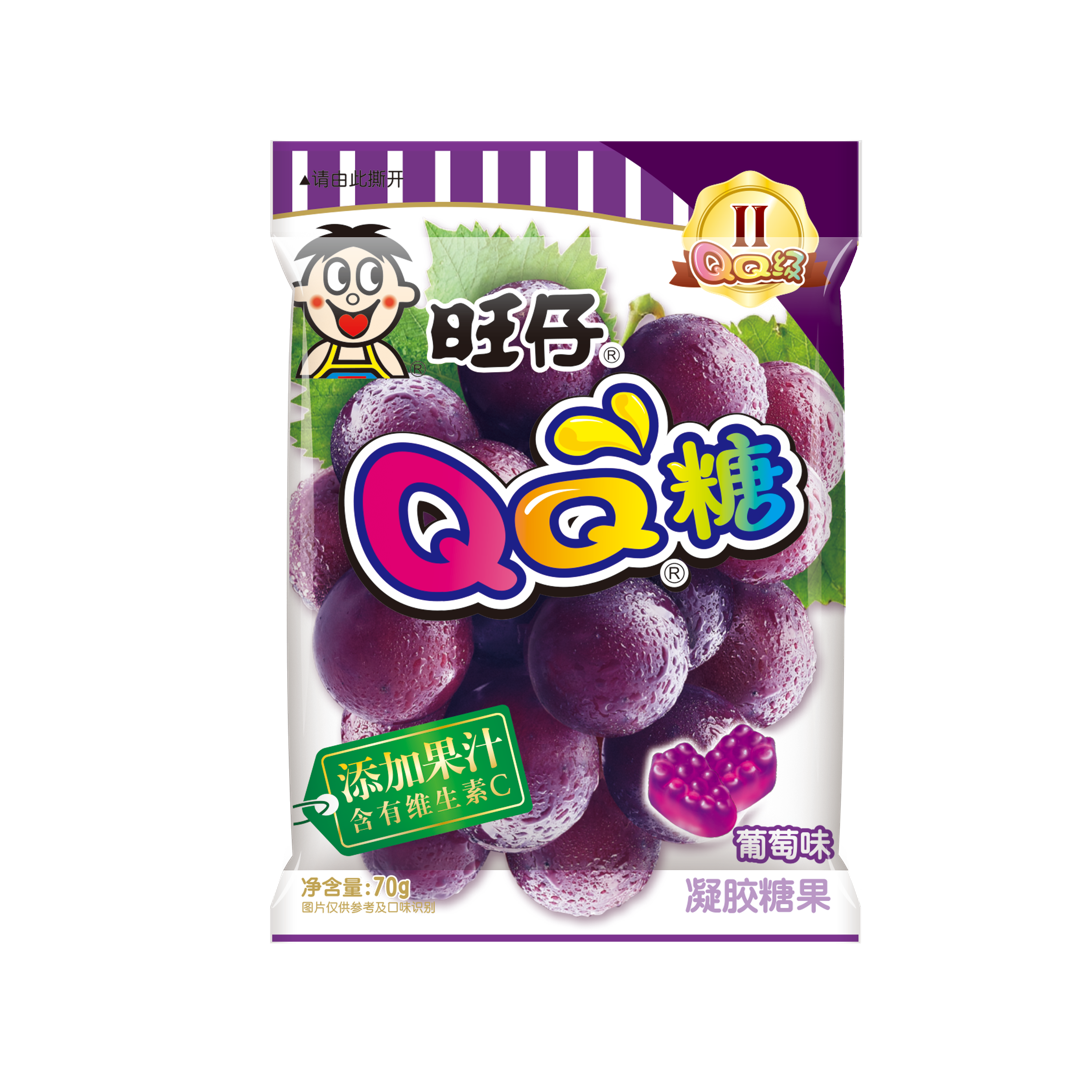 Want Want QQ Gummies Grape 70g