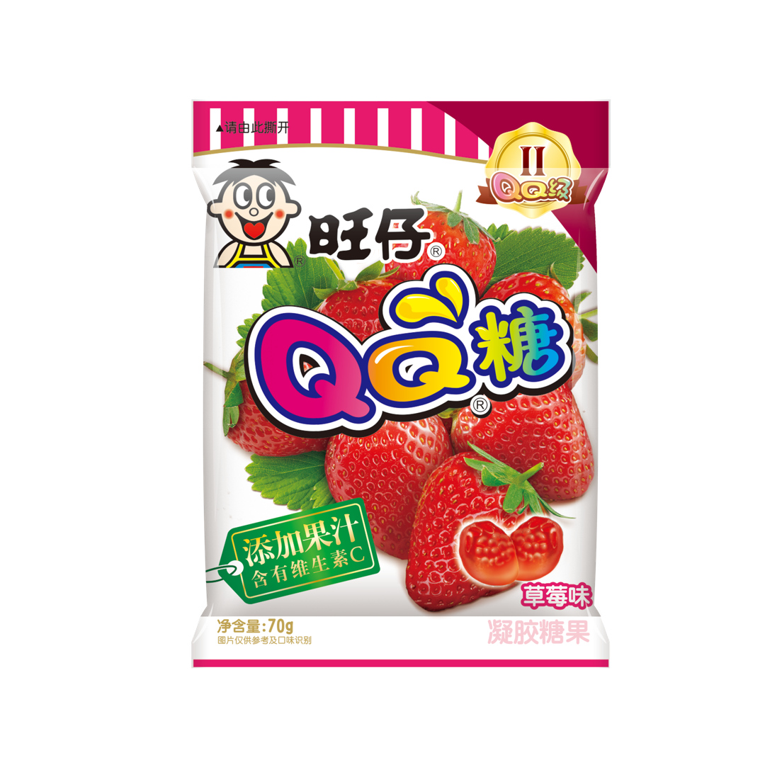 Want Want QQ Gummies Strawberry 70g