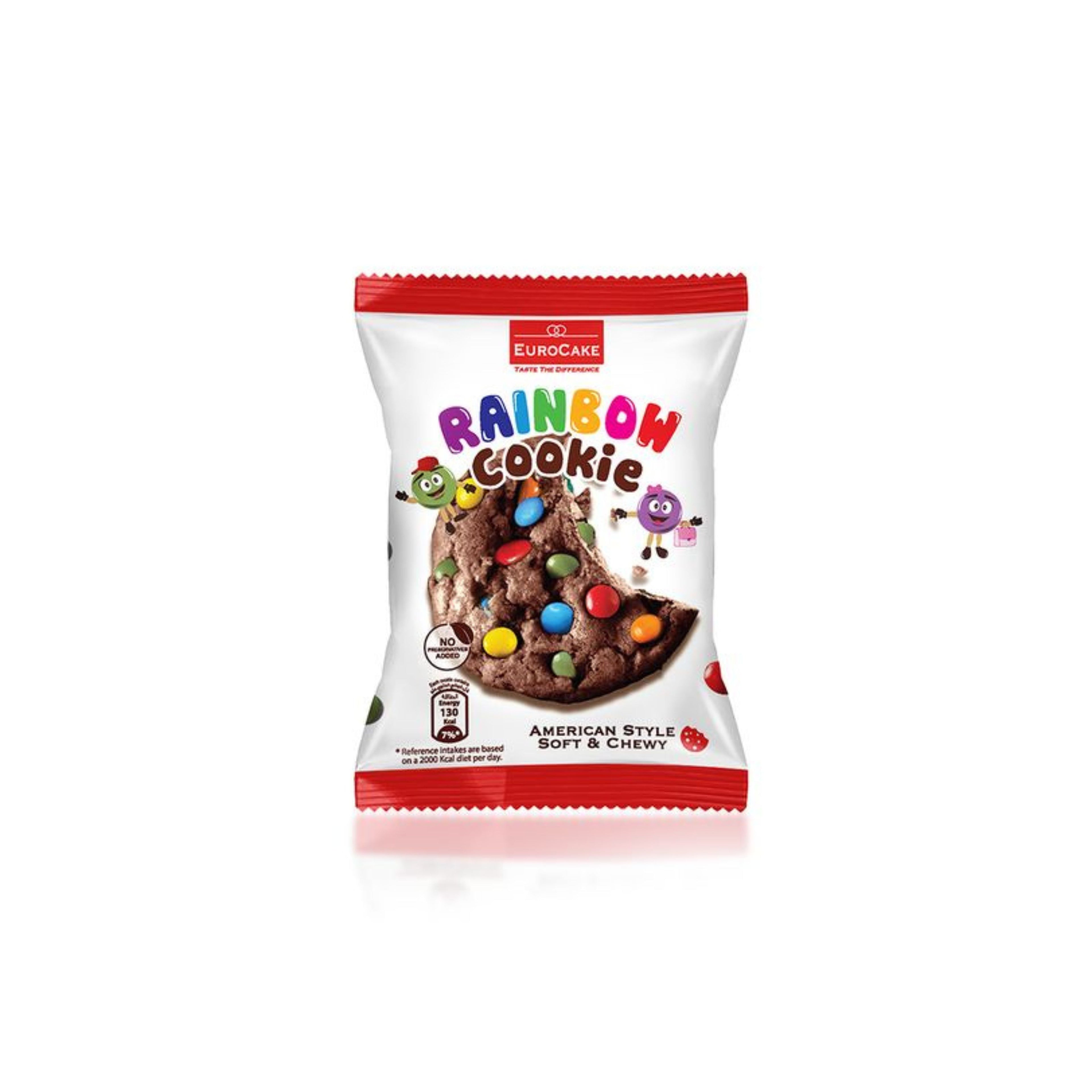 Eurocake Rainbow Soft & Chewy Cookie 28g