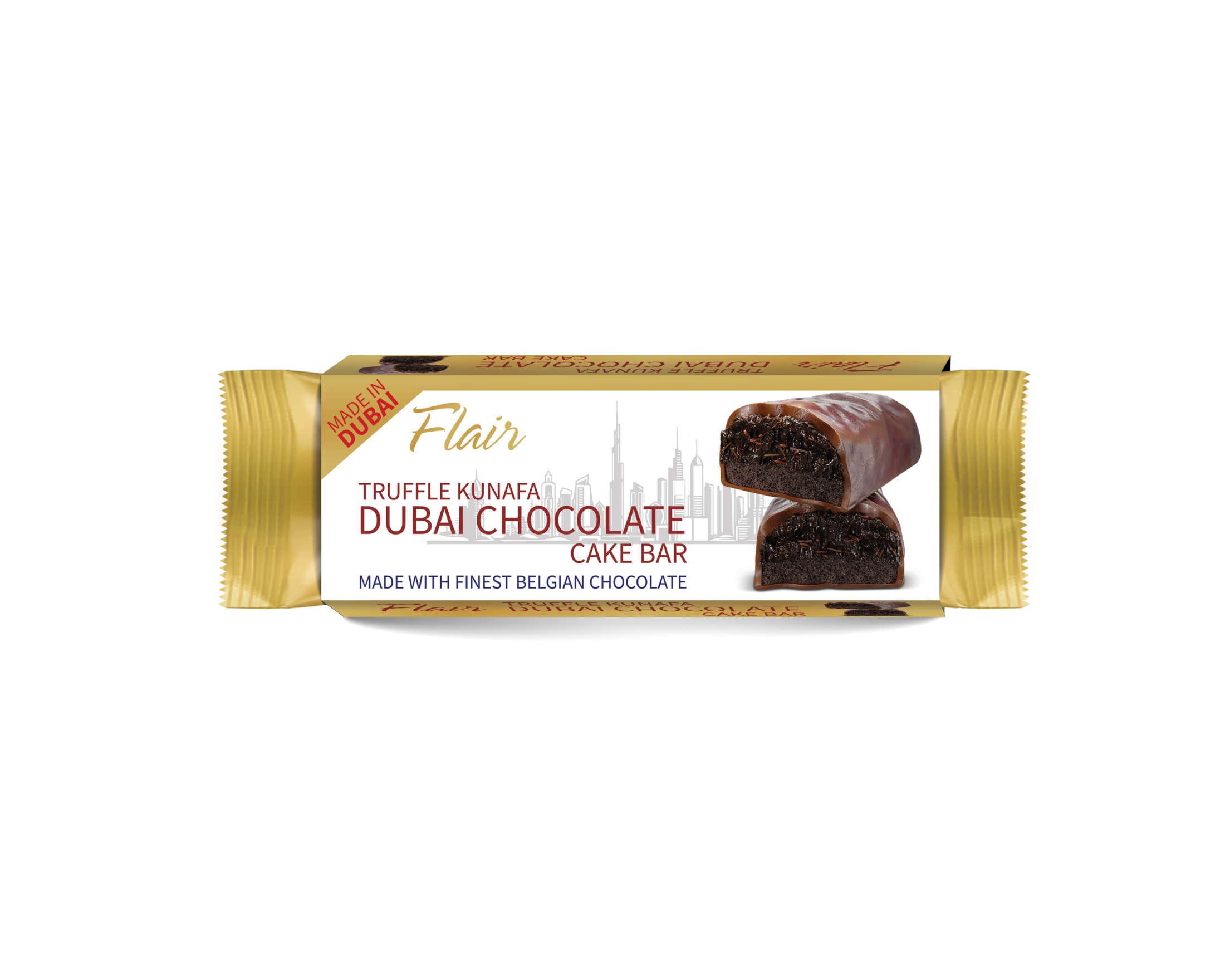 Flair Dubai Chocolate Cake Bar (Truffle Kunafa) 40g