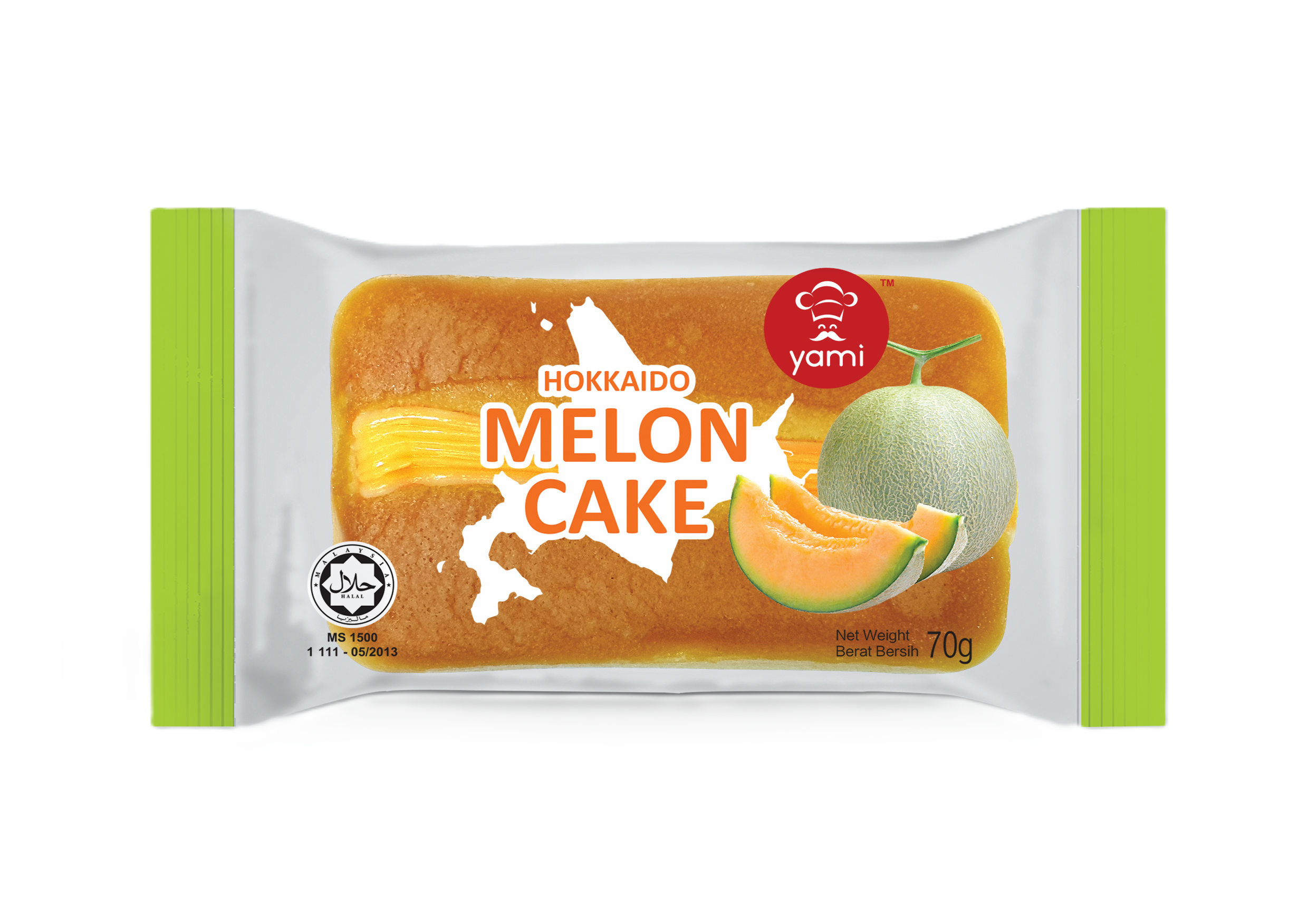 Yami Hokkaido Cake (Melon) 70g
